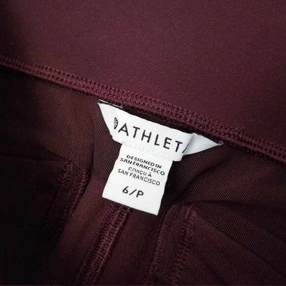 Athleta Headlands Hybrid High Rise Cargo Legging Pants Spiced Cabernet 6P $119 - Picture 11 of 16